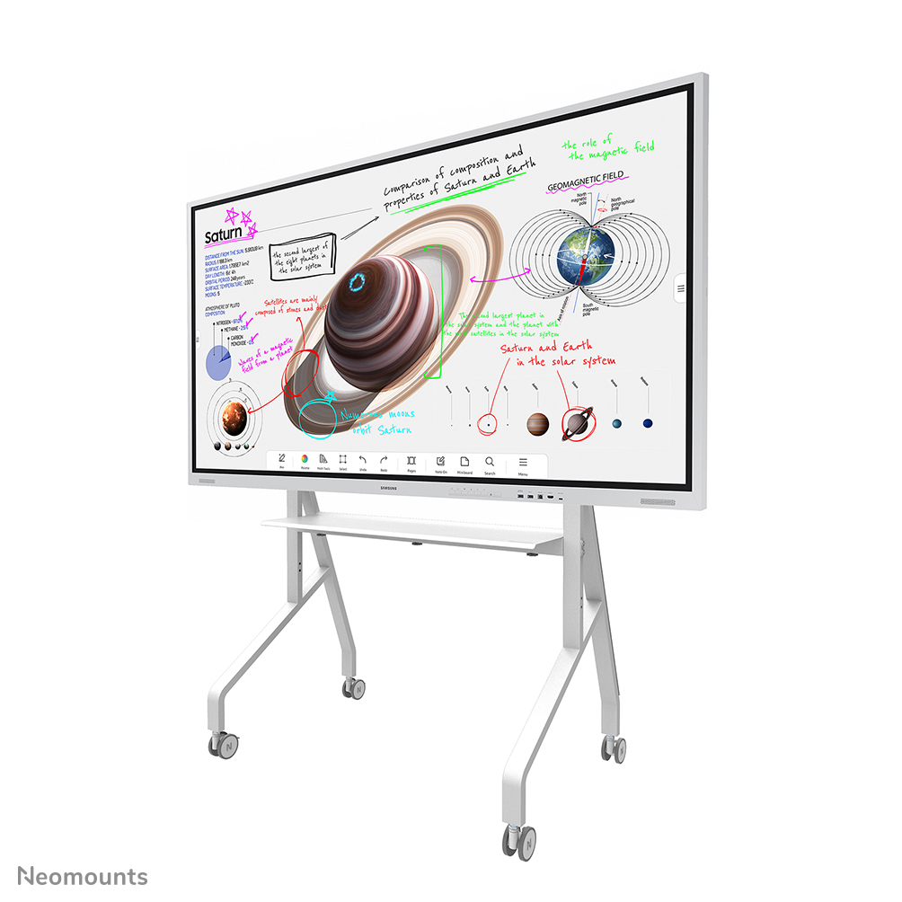 Neomounts FL50-525WH1 Carro para TV 55-86" - instalación rápida - TÜV